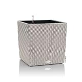 LECHUZA CUBE Cottage 40 sandbraun 15386