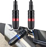 Motorrad Sturzpads für Suzuki Intruder 150 2018-2022, Anti-Fallen Ball, Motorrad Rahmen Sliders, Rahmen/Motor/Auspuff Crash Fallen Schutz Stick Protektoren Zubehör B Red