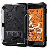 HERIZE iPad Mini 5/4 Hülle für Kinder, iPad Mini 5. / 4. Generation Hülle 2019/2015 mit Stifthalter | iPad Mini Hülle 7,9 Zoll mit Ständer | robuste Mini 5/4 Hülle für Jungen und Mädchen schwarz