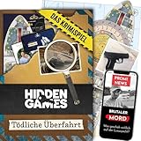 Hidden Games Tatort - Tödliche Überfahrt - Deutsch - Realistisches Krimispiel, spannendes Detektivspiel, Escape Room Spiel