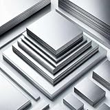 2mm Edelstahl Bleche V2A Platten Zuschnitte 100mm x 150mm (10cm x 15cm)