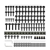 177PCS Verkleidung Schrauben Schrauben Mutter Komplette Kit Für HON&DA CBR600RR CBR1000RR CBR 600 F2 F3 F4 CBR 600 RR 1000 RR 900 929RR 650R(Black)