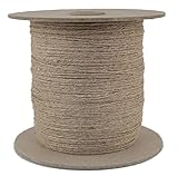 Leinengarn/Garn aus Leinen/Flachsgarn - Gewicht: 400g - unbehandelt natur, ideal zum stricken - häkeln - weben - flechten usw. - aus europäischen Anbau - Lauflänge 800 Meter