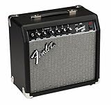 Fender Frontman 20G Gitarrenverstärker, Ideal für Gitarrenstudium, Übungsräume und Live Sessions, Klare Höhen und kräftige Bässe für elektrische Gitarre, Schwarz
