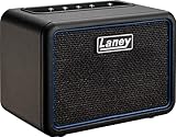 Laney MINI-BASS-NX - Battery Powered Bass Guitar Combo with Smartphone Interface - Nexus Edition , Black , Small