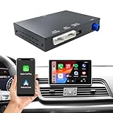 EZoneTronics Wireless CarPlay & Android Auto Retrofit Kit Decoder für Audi A8 2010-2017 mit MMI 3G System Kabelloses Adapter für 6.5"/7" OEM Screen Plug & Play Upgrade Box mit MirrorLink SWC WLAN BT