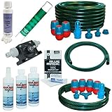 Wasserbetten Service Set DUAL mit Bohrmaschinenpumpe Conditioner Vinylreiniger Schlauch Aqua REFIT