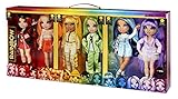 Rainbow High Original Modepuppen zum Sammeln im 6er-Pack Kollektion 2 - mit Violet, Ruby, Sunny, Skyler, Poppy, & Jade - 27 cm große Puppen mit Outfits, Schuhen, & Accessoires - Für Kinder ab 6 Jahren