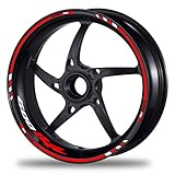 PROFILETEC.COM FELGENRANDAUFKLEBER passend für Honda CBR 600 RR Moto GP Style Felgenaufkleber (Motiv 4)
