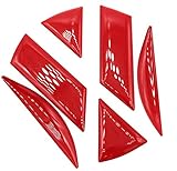 3D Emblem Gel Aufkleber hinten von Finest-Folia DM001 (Rot)