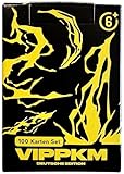 VIPPKM® 100 Karten Set - original deutsch - VIPPKM Geschenkbox kompatibel mit Pokemon Karten inkl. begehrter Holo-Sammelkarten Kinder zu Weihnachten, Nikolaus & Geburtstag
