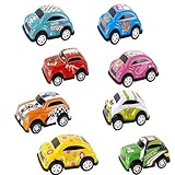 PVFZXS 10 Stück Aufziehauto, Spielzeugautos ab 2 Jahre, Spielzeugautos, Aautos ab 2 Jahre, Kleine Autos, Ostergeschenke Kinder Pull Back Rennfahrzeuge für 2 3 5 Jahre alte Jungen Party Taschen Füller