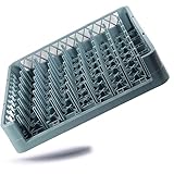 Gastronette Spülkorb Korb Tellerkorb Tassenkorb 64 Finger Gewerblicher Spülkorb für Großküchen Gastronomie Restaurants Kantinen Robuster Kunststoff Anpassbare Aufteilung Hygienisch und Langlebig