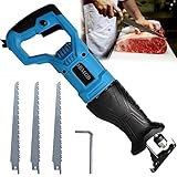 Elektrisch Metzger Knochensäge Edelstahl Metzger Knochenbandsäge Fleischsäge Maschine für Gefrorenes Fleisch und Schinken, Metzgersäge Elektrisch - 6 Geschwindigkeiten Einstellbar