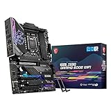 MSI MPG Z590 GAMING EDGE WIFI Mainboard ATX, unterstützt Intel-Prozessoren 11. Generation, LGA 1200, Mystic Light, 14 Duet Rail 75A VRM, DDR4 Boost (5333 MHz/OC), PCIe 4.0x16, M.2 Gen4/ 3x4, WiFi 6E