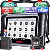 Autel MaxiCOM MK808BT PRO OBD2 Diagnosegerät Auto, 2025 Wireless Ver. von MK808S/ MK808/ MX808S, Bidirektional wie MK900/ MK900BT/ MK808BT Diagnosegerät, Aller Systeme, 28+ Service, Funktion mit BT506