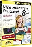 Visitenkarten Druckerei 8.5 - professionelle Visitenkarten gestalten und drucken für Windows 11/ 10 / 8.1 / 8 / 7
