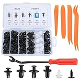 Auto Befestigung Clips, 105 Pcs Car Body Trim Clips Assortment, Universal Car Retainer Clips, Plastic Car Fixing Mounting Clips Set,