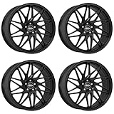 4x Dotz Felgen Tanaka black 10.0Jx20 ET35 5x112 kompatibel mit Audi A4 A5 A6 A7 A8 Q3 Q4 Q5 TT
