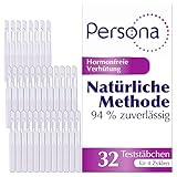 PERSONA 32 Teststäbchen für Persona Verhütungsmonitor zur Zykluskontrolle – 32 Tests für 4 Monatszyklen