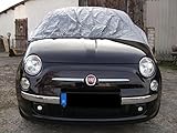 Kley & Partner Halbgarage Auto Abdeckung Plane Haube wasserdicht UV resistent kompatibel mit FIAT 500 Cabrio ab 2010
