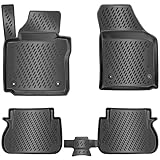 ELMASLINE 3D Gummimatten Set für Dacia Logan MCV 2012-2020 | Extra hoher Rand | Fußmatten - Zubehör