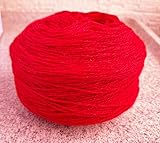 Gewicht 100g. 100% Wollgarn für die Strickmaschine, ca.400m/100g, HÖCHES QUALITET!!, NATUR PRODUKT!, SEHER WEICH!!, WIR ARBEITEN DIREKT MIT HERSTELLER! (KÖNIG ROT)