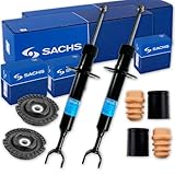 2x SACHS Stoßdämpfer + Domlager + Protection-Kit vorne für Passat 3B A4 B5