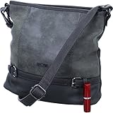 TOM TAILOR Juna Damen Hobo Bag Schultertasche Mittelgroß Grau