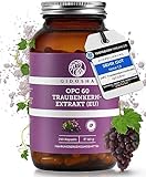 QIDOSHA® Premium OPC Traubenkernextrakt hochdosiert I TESTSIEGER 08/2023* I 240 Stk im Glas I Traubenkern-Extrakt Kapseln hochdosiert mit 60% reinem OPC I vegan