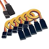 VUNIVERSUM 10 Stück JR Premium 100cm 1m Servo Verlängerung Kabel Servokabel Graupner Futaba Hitec kompatibel Stecker auf Buchse Male to Female 26AWG Modellbau