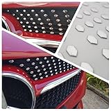 W176 W117 C117 CLA GLE GLA Diamond Grille Look Chrome Stickers 3D For A-CLASS C-CLASS E-CLASS