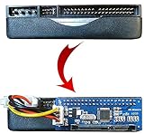 KALEA-INFORMATIQUE IDE 3.5 40 Pin auf SATA 3.5 15+7 Pin Konverter für Festplatten oder CD/DVD.