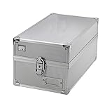 SAFE 161 ALUKOFFER Münzkoffer Sammelkoffer ohne Griff stapelbar | Ideal für rechteckige Deutsche Euro DM KMS Gedenkmünzensätze in ST & PP