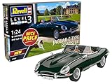 Revell Nice Price Modellbausatz I Jaguar E-Type Roadster I Maßstab 1:24 I 149 Teile I Für Kinder und Erwachsene ab 10 Jahren I Mehrteiliger Motor I Ideal für Einsteiger und Oldtimer Liebhaber