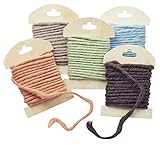 Filzschnur, Dunkelbraun melliert, 5 m