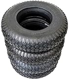 4x Gokart Reifen + Schlauch 400x100mm 4.80/4.00-8 für Go Kart Gocart Stabile TretKart Dinoberg Rad Räder Blockprofil 4PR SLS Germany