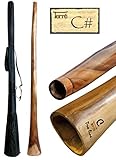 Didgeridoo aus Eukalyptus Tonhöhe CIS ca. 165-175 cm professionell perfekte Toots Reisetasche Aborigines Australien Percussion