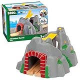 BRIO World 33481 Magischer Tunnel - Eisenbahnzubehör für die BRIO Holzeisenbahn - Kleinkinderspielzeug mit Effekten empfohlen für Kinder ab 3 Jahren