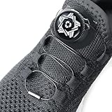 DIDALACE-Elastic No Tie Shoe Laces Lock - Hassle-free Cord Locks and End Clips for Quick and Easy Lazy Shoelaces - Ideal for Outdoor Adventures(Colorful Black)…