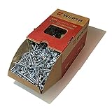 Würth ASSY 4 CSMP Spanplattenschraube 4,5x70mm, 200St/Pack Stahl verzinkt, blau passiviert, Teilgewinde, Senkfrästaschenkopf - RW 20 Neue Generation