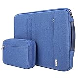 Voova Laptophülle kompatibel mit 13 13,3 13,6 Zoll MacBook Air M2/M1 2017-2022, Zoll MacBook Pro 14 2021, 13,5 Surface Laptop Studio 4/3, wasserdicht puter tasche inkl. Zubehörtasche