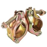 Drehkupplung gerüstkupplung 48 x 48 mm gerüstschellen mit Bundmutter Gerüstschelle 360° zur Befestigung von Gerüsten Ankerstange (360°)