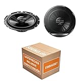 Lautsprecher - Pioneer TS-G1720F - 16,5cm 2-Wege 300 Watt Koax Einbauset für Opel Corsa B, C, D - justSOUND