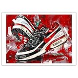 Nike Air Max Classic BW Varsity Red Kunstdruck 01 (50x70cm) *ungerahmt
