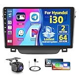 Inefala Android 15 Radio für Hyundai i30 2011-2015 2+64G mit Wireless CarPlay Android Auto, 9 Zoll Bildschirm mit EQ 26UI FM RDS GPS Bluetooth WiFi SWC AHD Rückfahrkamera