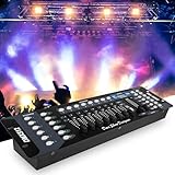 SHEHDS 192 DMX DJ Controller - LCD Display DMX Controller für DJ Lichter, Pubs, Nachtclubs, Disco
