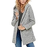 ONLY Damen Wollmantel Sedona Boucle Wool 15156578 Light Grey Melange L