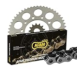 Kettensatz Kettenkit AFAM 420 M kompatibel mit/passend für Honda AFS Wave 110i 110 JC51 2012-2016