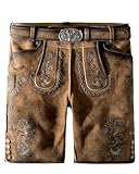 Stockerpoint Herren Thomas2 Trachtenlederhose, nuss geäscht, 50